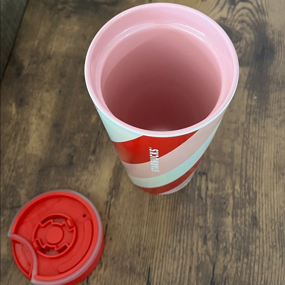 Starbucks Candy Cane Ceramic Tumbler - Picture 3 of 4